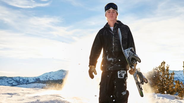 EASY RIDER
The Mammoth Lakes, Calif., native has been snowboarding since he was two. (His father, Marko, was a snowboard supervisor at Mammoth Mountain.) Henricksen is one of the sport’s budding stars, but he hasn’t always focused on the competitive aspect: “At the beginning, I was just always having a blast, messing around with all my friends on the mountain. It’s such a fun thing to do with your homies, instead of just sitting inside.”
